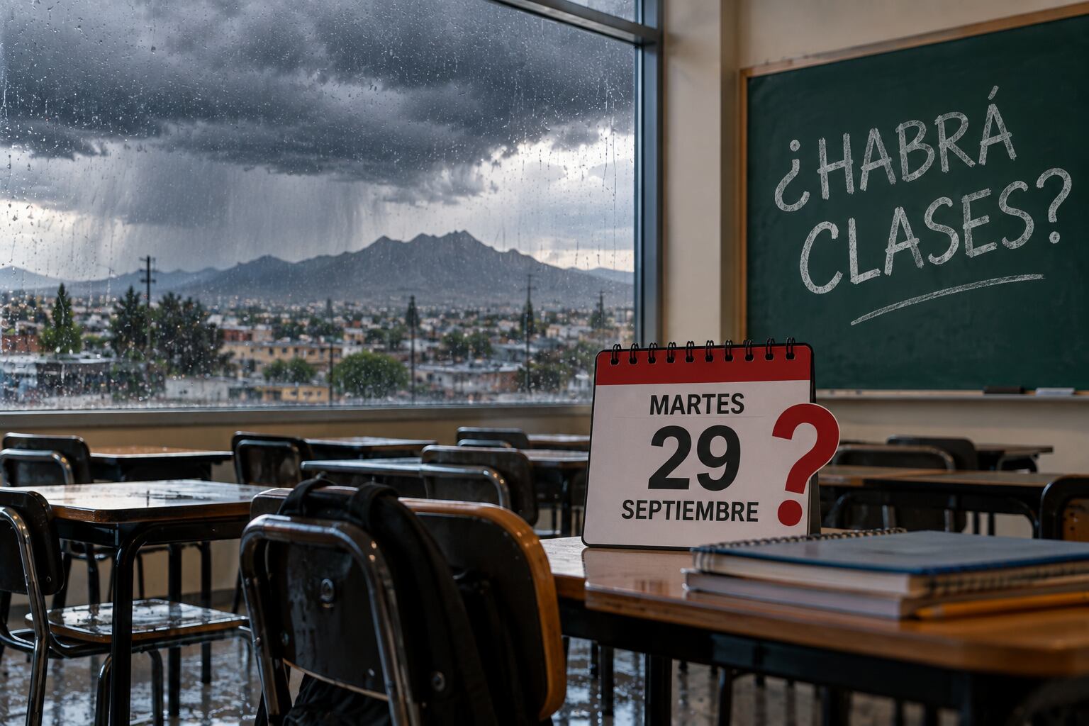 ¡¿NO HABRÁ CLASES MAÑANA EN JUÁREZ?! Lluvias y tormentas ponen en duda el regreso a las aulas