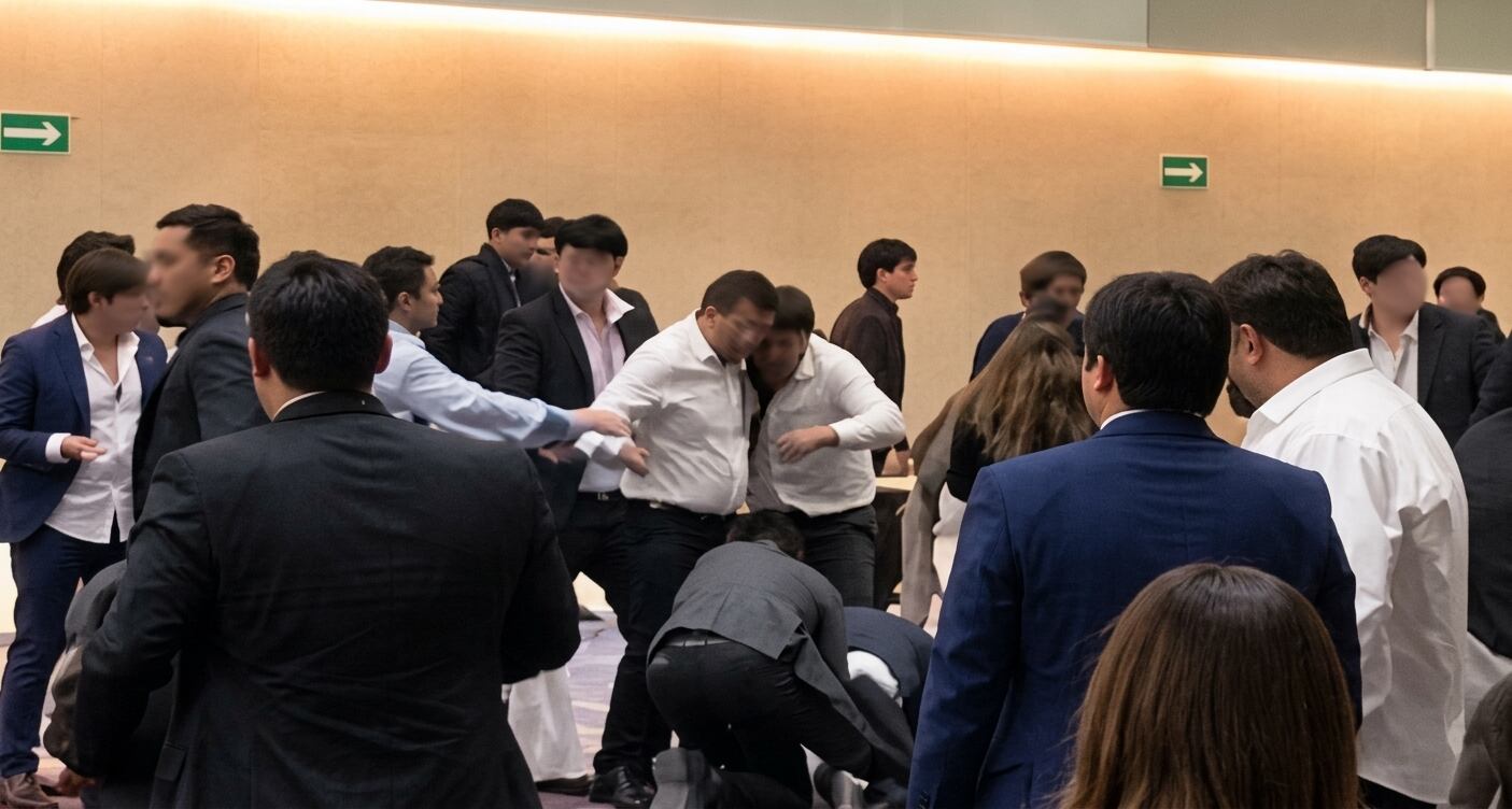 VIDEO: ¡ESTUDIANTES TERMINAN A GOLPES EN SU GRADUACIÓN! Una persona quedó gravemente lesionada