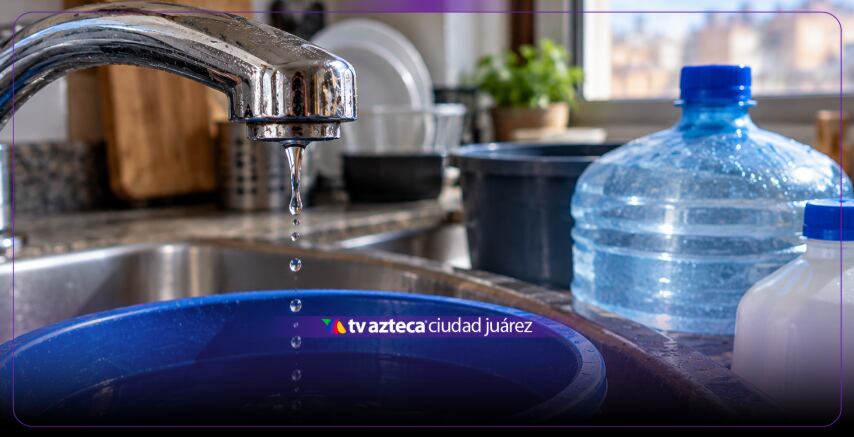 ¡SE VA EL AGUA EN JUÁREZ! Estas zonas tendrán suspensión este viernes 9 de octubre