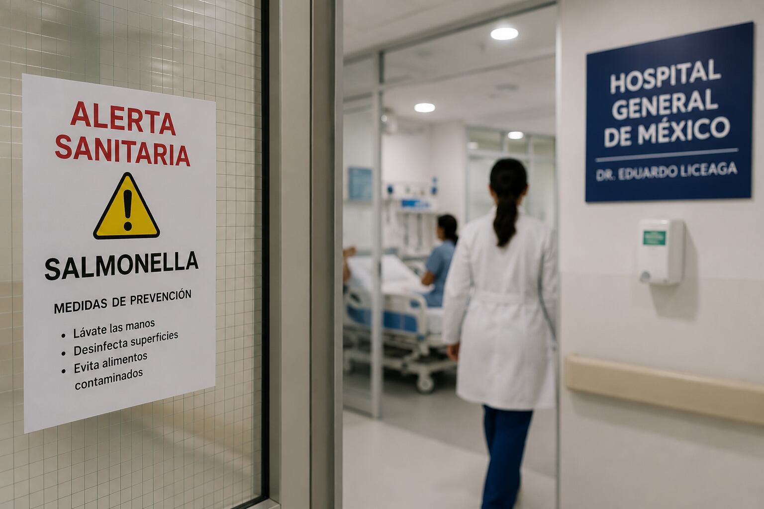 ¡ALERTA POR SALMONELLA! Brote afecta a 135 médicos y 41 siguen hospitalizados
