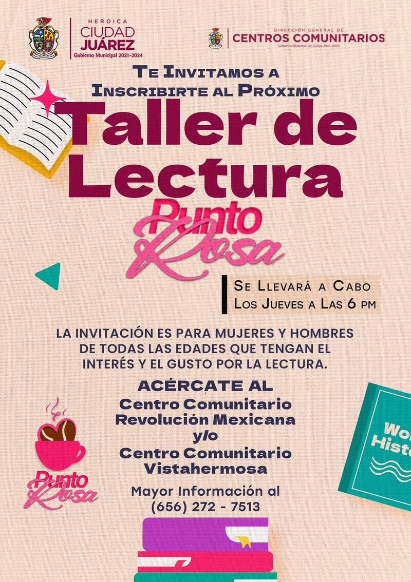 Taller de Lectura Dirección General de Centros Comunitarios