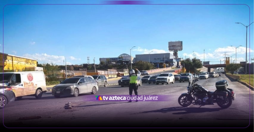 ¡Caos vial en De las Torres! Cierran cruce con Paseo de la Victoria por trabajos de desagüe
